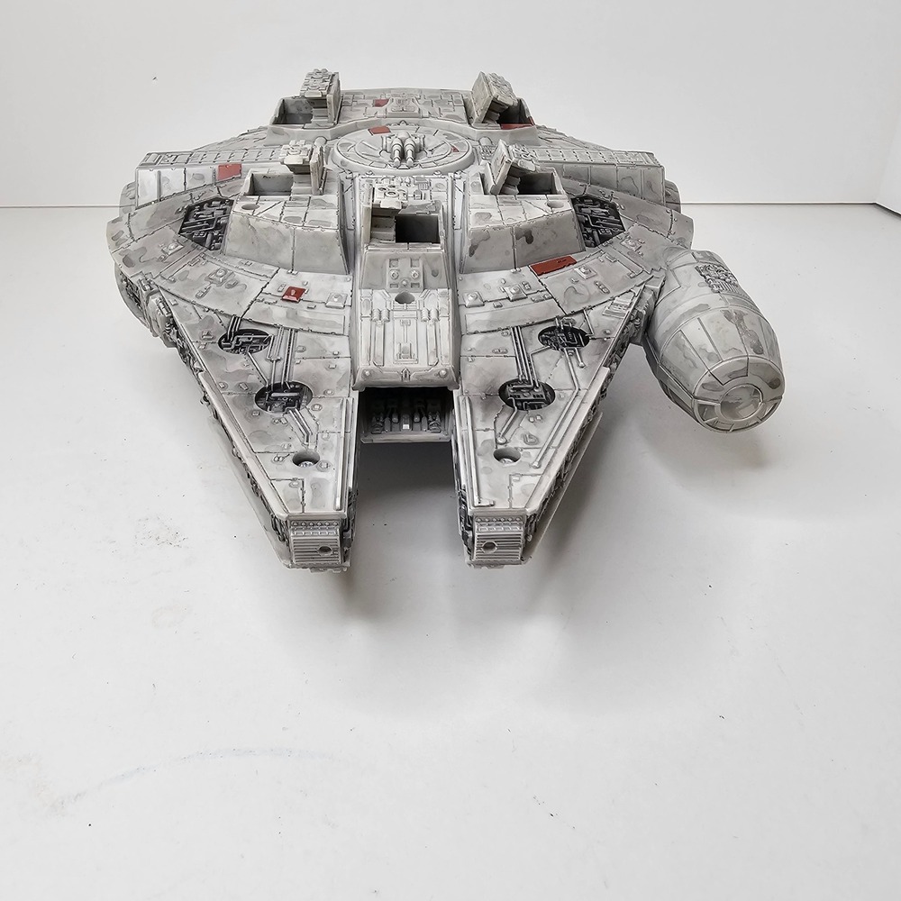 Star Wars Millennium Falcon Spaceship Toy Corellian Freighter Vehicle Gray - Picture 6 of 11
